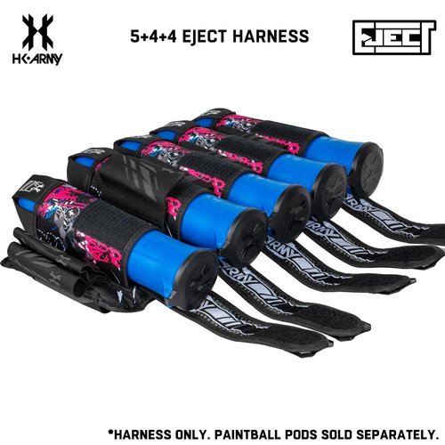 HK Army 5+4 Eject Paintball Harness Pod Pack - Grunge ROC