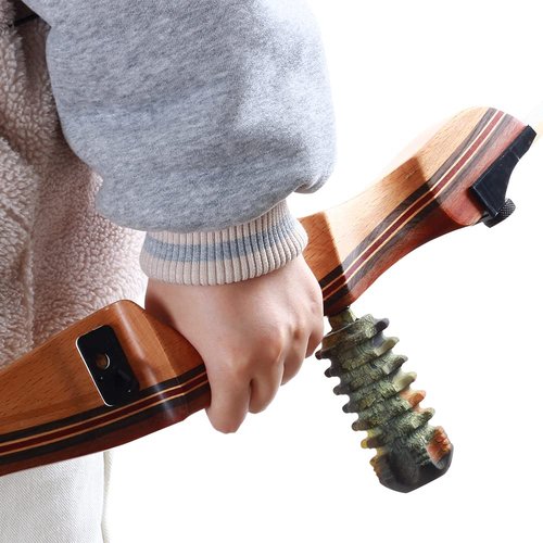 SOPOGER Archery Bow Stabilizer for Compound Bow Recurve Bow Hunting Youth Bow Riser Extension Dampener Rubber Target Shooting Silencers (Camo)