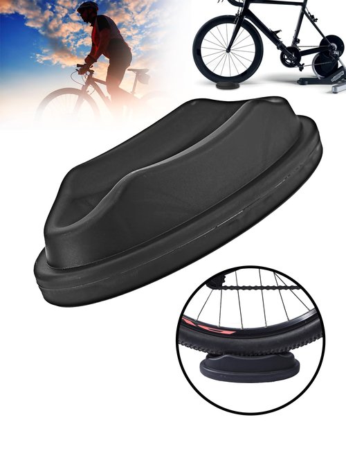 ZLXHDL Bike Trainer Front Wheel Block,Anti-Slip Riser Stand for Indoor Cycling,1.8'' Wide Tire Compatibility, Non-Slip Base