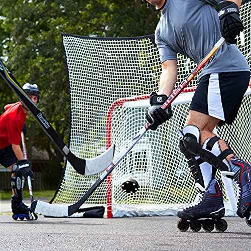 Franklin Sports NHL Street Roller Hockey Pucks - Pro Commander Outdoor Roller Hockey Pucks for Practice + Training - Outdoor Hockey Street Pucks with Rollers - 24 Bulk Packs, 6 Packs + Single Pucks