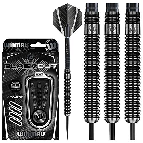 WINMAU Black Diamond Darts - Diamond Fusion - Bomb - 23G - Includes Darts Corner Checkout Card