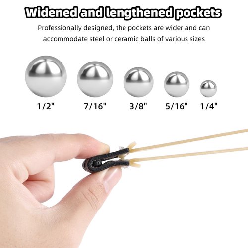 Gosknor 5pcs Flat Catapult Bands, 2mm Thickened High Elasticity Replacement Rubber Bands Heavy Duty Wrist Rocket Bungee Hunting Parts for Outdoor Activities