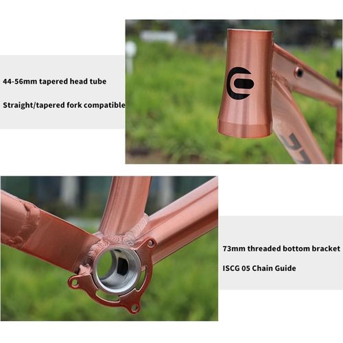 QHIYRZE Mountain Bike Frame 26er Dirt Jump Bike Frame XC/AM Aluminum Alloy Hardtail Frame 12x148mm Thru Axle Boost Frame Disc Brake Internal Routing(Purple)