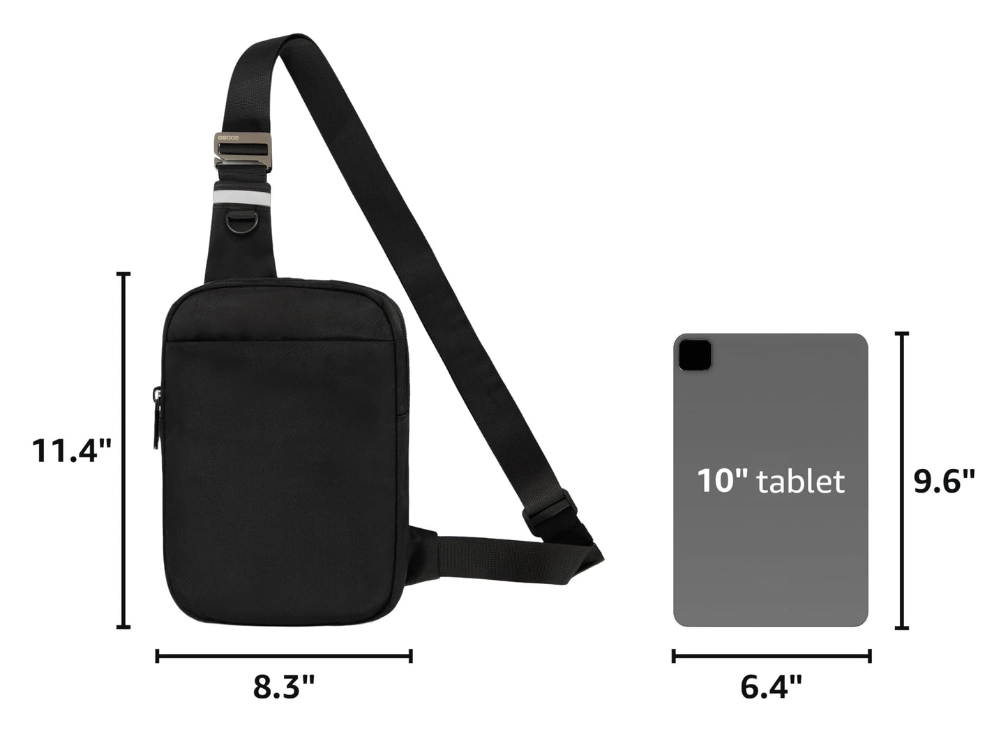 OSOCE Sling Bag, RFID Anti-Theft Lightweight
