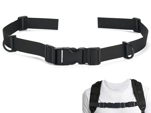 UANJBYO Extended Backpack Chest Strap Add-On | Professional Heavy-Duty Adjustable Backpack Sternum Strap with Quick-Release Buckle | Perfect for Hiking, Commuting and Daily Outdoor Use