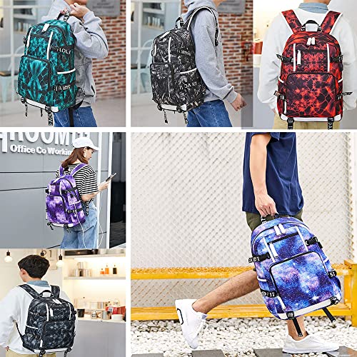 Basketball Player Multifunctional Backpack W3 Sports Fan Bookbag Travel & School