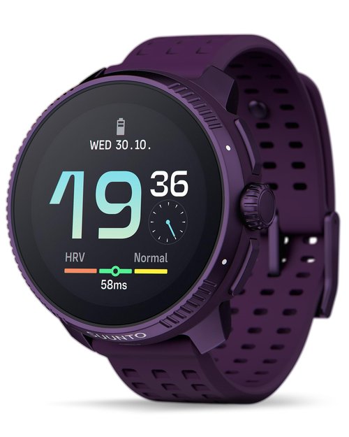 SUUNTO Race GPS Sports Watch, 1.43" AMOLED Touchscreen w/ Crown, 26 Days Battery Life, Training & Sleep Health Tracking, Dual-GNSS, 32GB Global Offline Maps, Lightweight for Running, Ti Amethyst