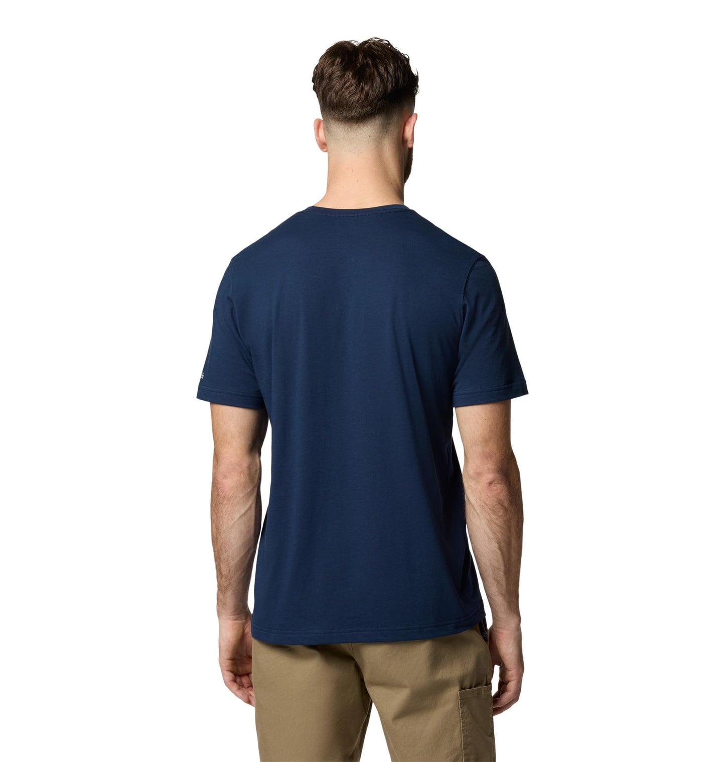 Columbia Men's Thistletown Hills Pocket T-Shirt, Collegiate Navy Heather, Large