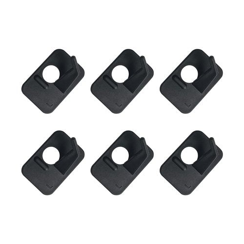 DEERACE 6pcs Arrow Rest Recurve Bow Arrow Rest Adhesive Back Hunting Shooting Targeting Accessory for Right or Left Hand (Plastic-LH)