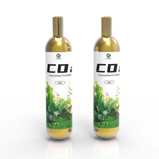 FZONE 45g Disposable CO2 Cartridges with 5/8 Threaded Interfaces (2-Pack)