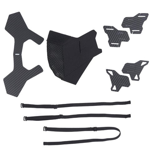 DMGEAR Airsoft Mesh Mask,Half Face Mask,Comfortable Adjustable Tactical Lower Face Protective Mask for Outdoor (BK)