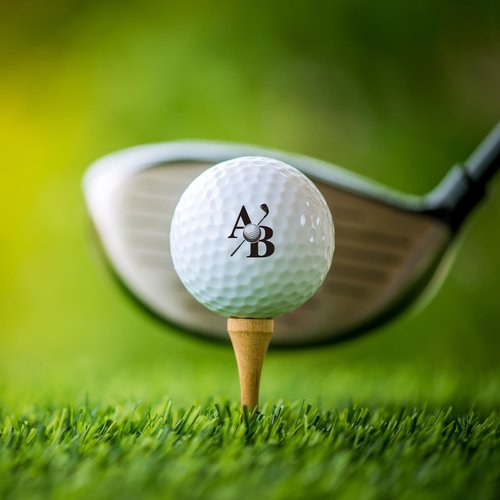 Sunamd Personalized Golf Ball Stamp, Custom Golf Ball Marker Stamp with Name, Waterproof Golf Ball Stamper for Golfers, Create a Unique Mark on Golf Balls, Golf Accessories, Personalized Gifts (Black)