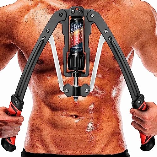 Hydraulic Power Twister Bar for Upper Body Strength Training - Adjustable Resistance