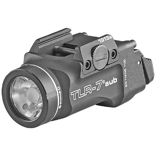 Streamlight 69402 TLR-7 X sub 500-Lumen Tactical Weapon Light Designed Exclusively and Solely for Select 1913 Short Railed Subcompact Handguns, Includes Mounting Kit and Keys, Black