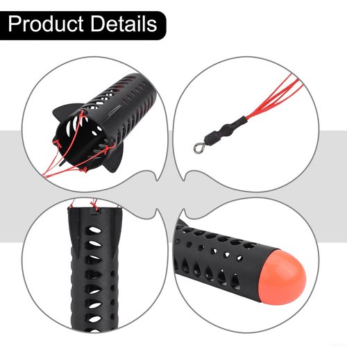 Enhanced Fishing with Pellet Bait Thrower and Large Rocket Spod Bomb for Carp (L)
