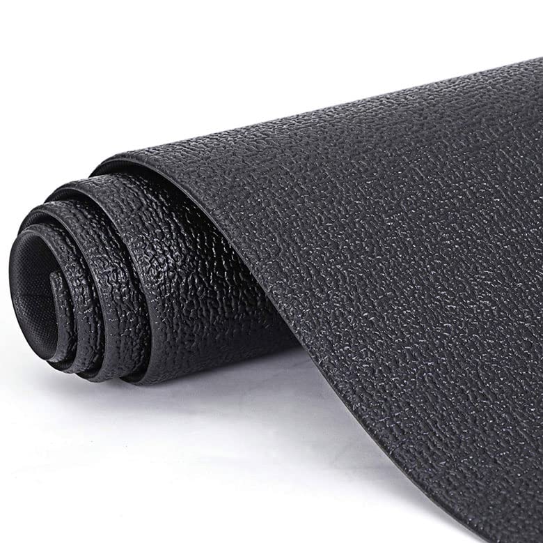 XTERRA Heavy-Duty 6mm PVC Floor Mat for Treadmill or Bike — Non-Slip Textured Exercise Floor Protector
