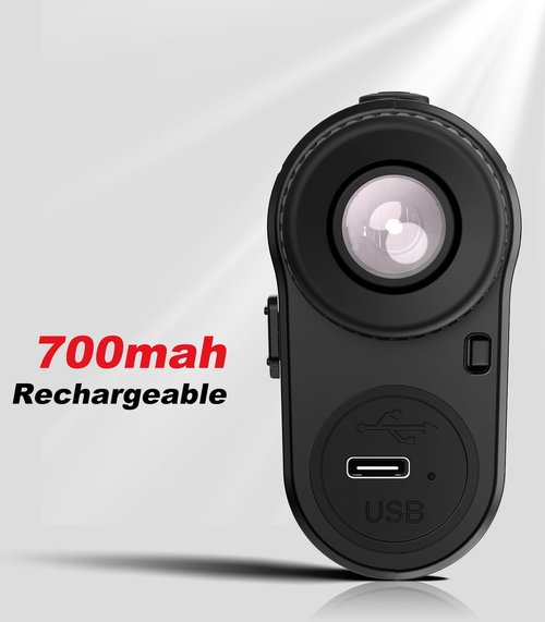 Golf Rangefinder with Slope, 1000 Yards Range Finder Golf, 6X Magnification, Flag Locking Vibration, Recharable Laser Range Finder
