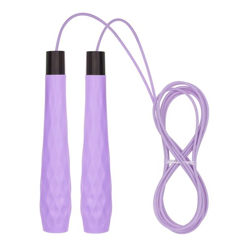 FEELCAT Jump Rope Kids Lightweight Adjustable Non Slip Handle Skipping Rope 9.2 Feet Double Under Speed Skipping Rope Fast Screw-Free 360 Degree Spin For Men, Women And Children (Purple)
