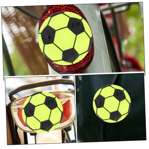 DECOMELODY 4Sheets Reflective Stickers for Bike and Vehicle Night Visibility Adhesive Safety Decals Easy to Install for Outdoor Use of Glossy Reflective Stickers