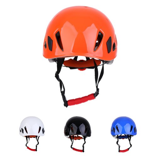 getuse Climbing Helmet for Rappelling and Mountaineering - Lightweight Protective with EPS Liner - Adjustable Fit - White