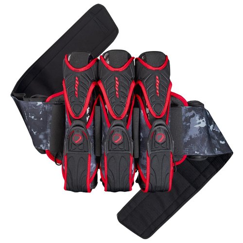 Dye Assualt Pack Pro Harness (Black/Red, 3+4)