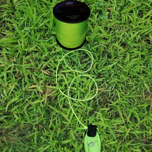 Neon Green Polyester Arborist Throw Line 2mm 150 ft for Tree Climbing & Rigging