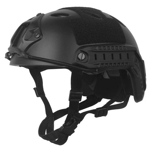 Tactical Airsoft Ballistic Helmet - Thick Version PJ Helmet in Black, Green, Tan - M Size