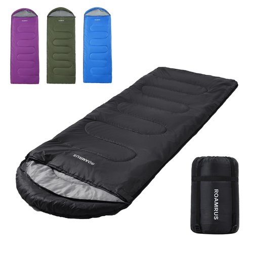 ROAMRUS Sleeping Bags for Adults 30/40/50 Degree,Portable, Waterproof, Lightweight, Warm,Suitable for Outdoor & Indoor, Hiking, Camping, Cold Weather Sleeping Bag for Kids Girls Boys Mens