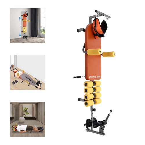 HIFMGHE Inline Back Stretch Bench with Cervical Traction, Adjustable Back & Neck Decompression Tool, Back Stretcher Machine with 286.6lbs Capacity for Lower Back Pain Relief