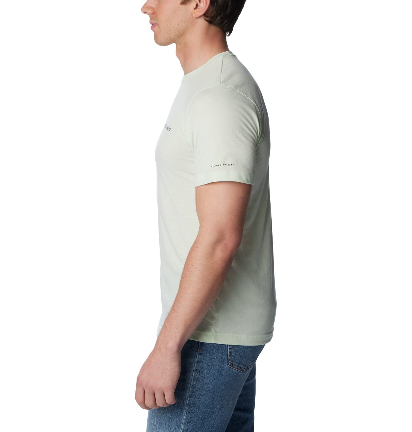 Columbia Men's Thistletown Hills Short Sleeve, Ice Green Heather, 4X Tall