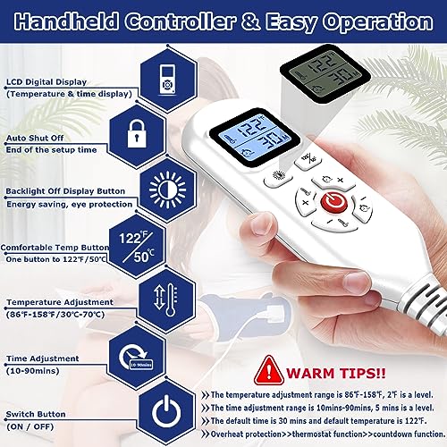 Heated Wrist Brace for Pain Relief & Recovery - For Wrist & Arm