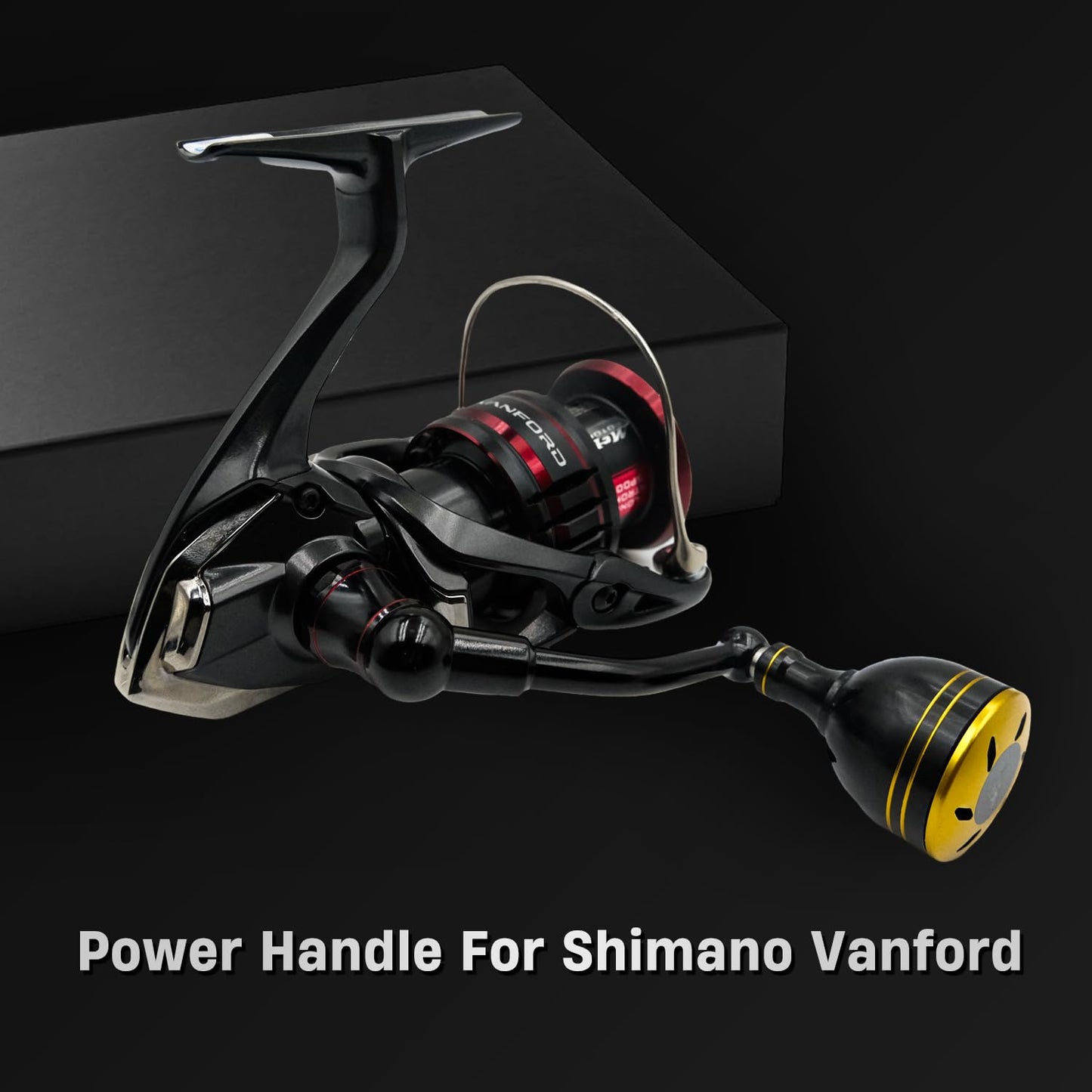 JINOHNAMILL 63mmPower Handle for Shimano Stradic FL FM Stella Vanford Vanquish Nasci G