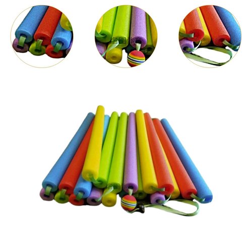 Menolana High Jump Crossbar Training Equipment, Portable Practice Pole Stand Bungee Cord Field Track Accessories for Gym,Women Men, Length 9.5m