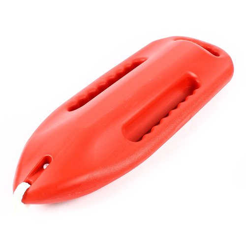 Lifeguard Rescue Tube,3 Handle Rescue Can Swimming Float W/5.25ft Pe Rope,Open Water Rescue Lifesaving Non-Leakage,Weight Capacity 154lbs,One-Piece Molding(Orange)