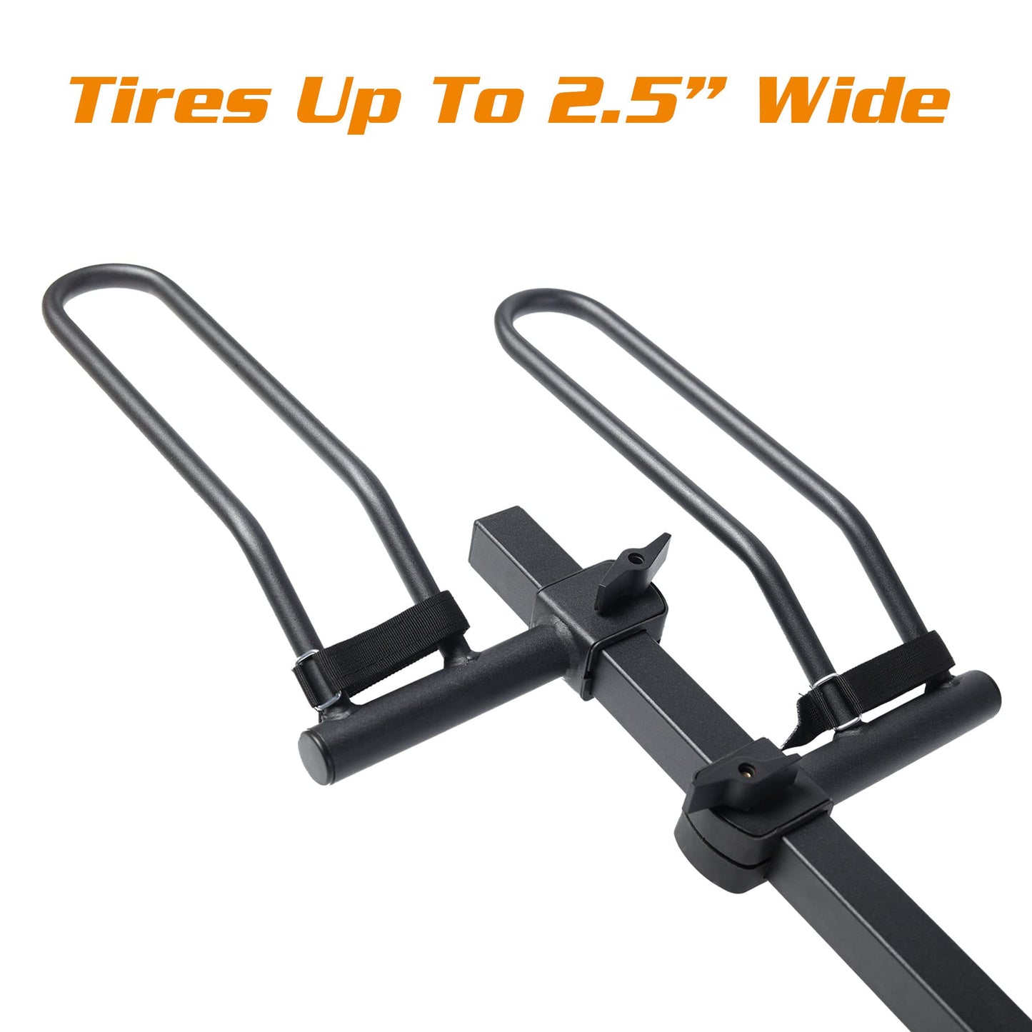 Rockland Foldable 4-Bike Rack, 160 lbs Capacity, Hitch Mount Bike Rack, Fits up to 2.5" Tire Width and 50" Wheelbase, Bike Carrier Rack for 2" Receiver for Cars SUVs Vans RVs