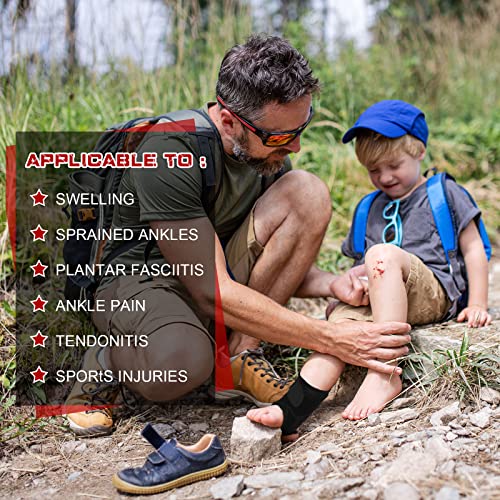Kids Ankle Support Brace Black S - Youth Ankle Brace for Sports & Injury Relief