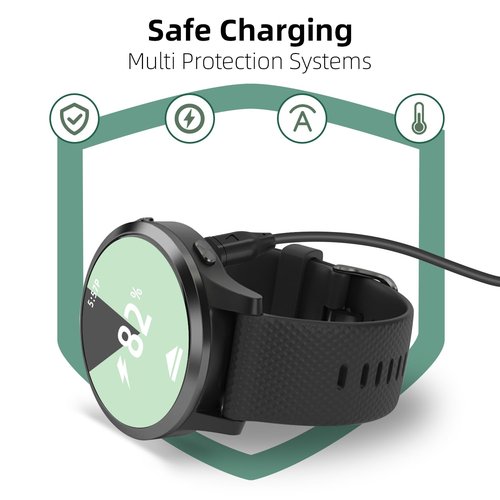 Tebiemao USB-C Charger Compatible with Garmin Watch, Charging Cable for Garmin Fenix 8, Fenix 7 7X 7S, Fenix 6 6X 6S Pro, Fenix 5 5X 5S, 3.3FT