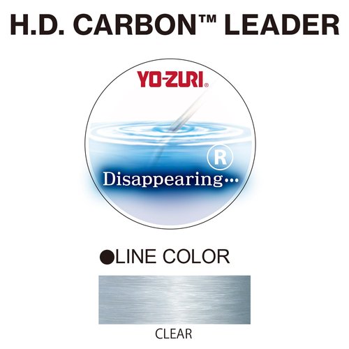 Yo-Zuri H.D. Carbon Fluorocarbon Leader Line, Clear, 30-Pound/30-Yard