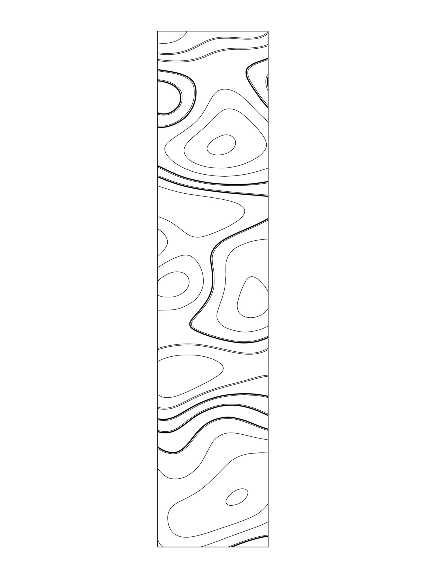 Arrow Wraps- Standard Diameter Topography Designs- Pack of 15-5,7 Inch. (White Topography, 5 Inch)