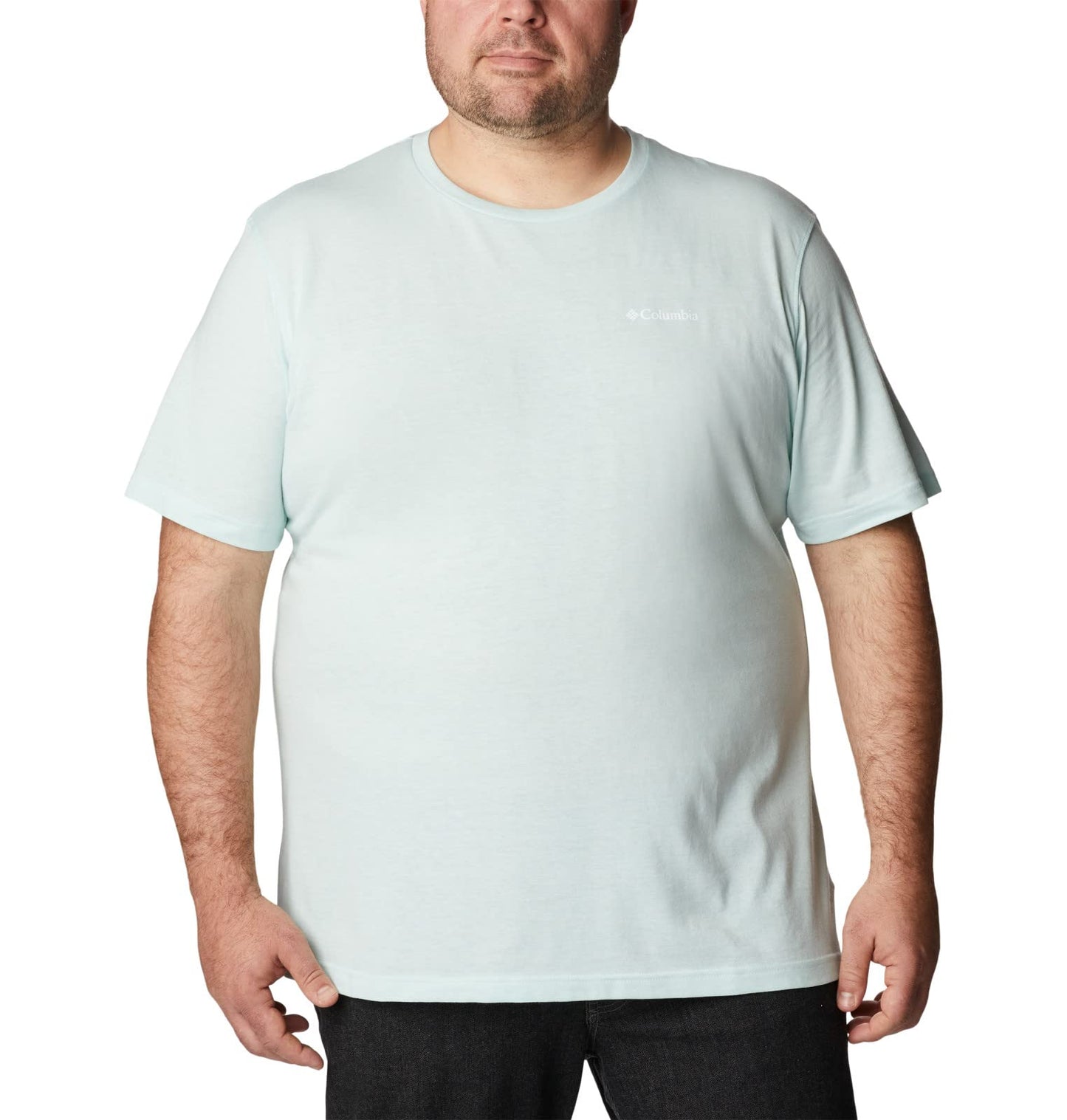 Columbia Men's Thistletown Hills Short Sleeve, ICY Morn Heather, 3X Big
