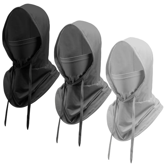 3 Pack Cooling Balaclava Mask for Men Women - Sun UV Protection Hood Face Cover for Cycling Skiing Fishing Motorcycle Breathable Full Head Pasamontañas