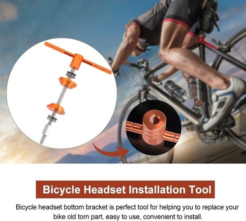 Bike Headset Press Tool, Bicycle Repair Accessories Bearing Installer, Bicycle Headset Bearing Press-in Tool Bike Headset Cup