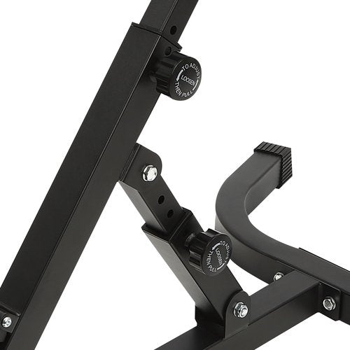 INPAITOO Back Extension Roman Chair, Foldable Ab Sit Up Bench 330lbs Roman Chair, Multi-Functional Back Extension Machine, Adjustable Ab Sit up Hyperextension Weight Bench for Full Body Workout
