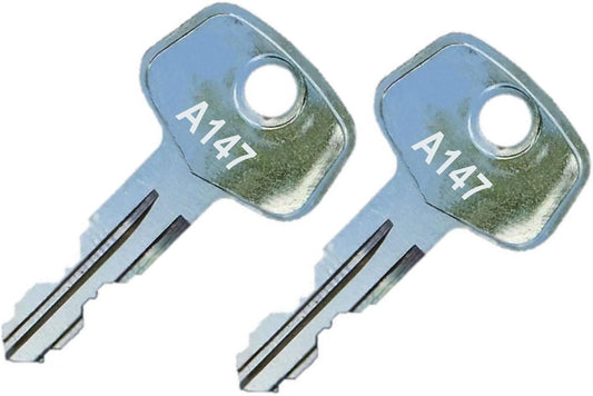 2 Yakima A147 Replacement Keys - Roof Racks, Rails, Cargo Box, Carriers, Crossbars, Haulers, Bags (Codes A131-A155 & A180) Better Than OEM! Whisp bar