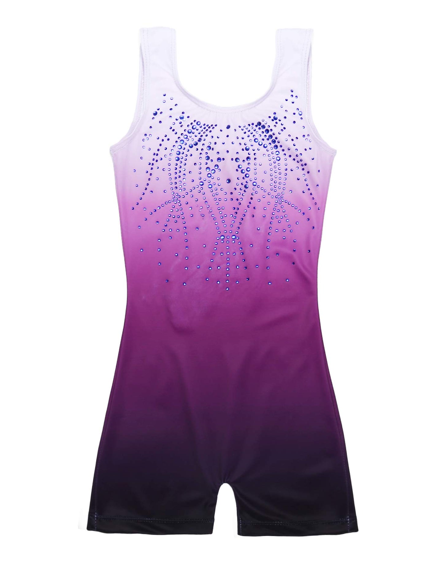 Zaclotre Kid Girls Gymnastic Leotard Sparkly Shiny Diamond Ballet Dance One Piece Outfit