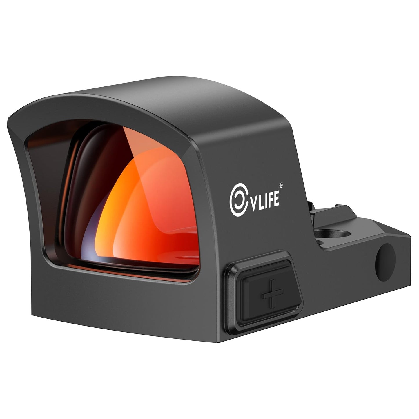 CVLIFE WildHawk 5000G Shockproof Red Dot with Lens Sunshield, 0.26" Ultra Thin Deck for RMSC Optic, 2MOA Dot& 36MOA Circle Pistol Optic, Motion Awake Red Dot with Adapter for RMR/MOS/Picatinny.
