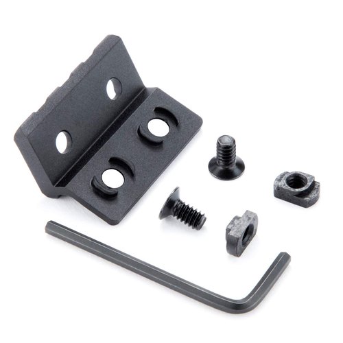 LEGEED Offset Light/Optic Single Picatinny Rail Mount, 3-Slot Black