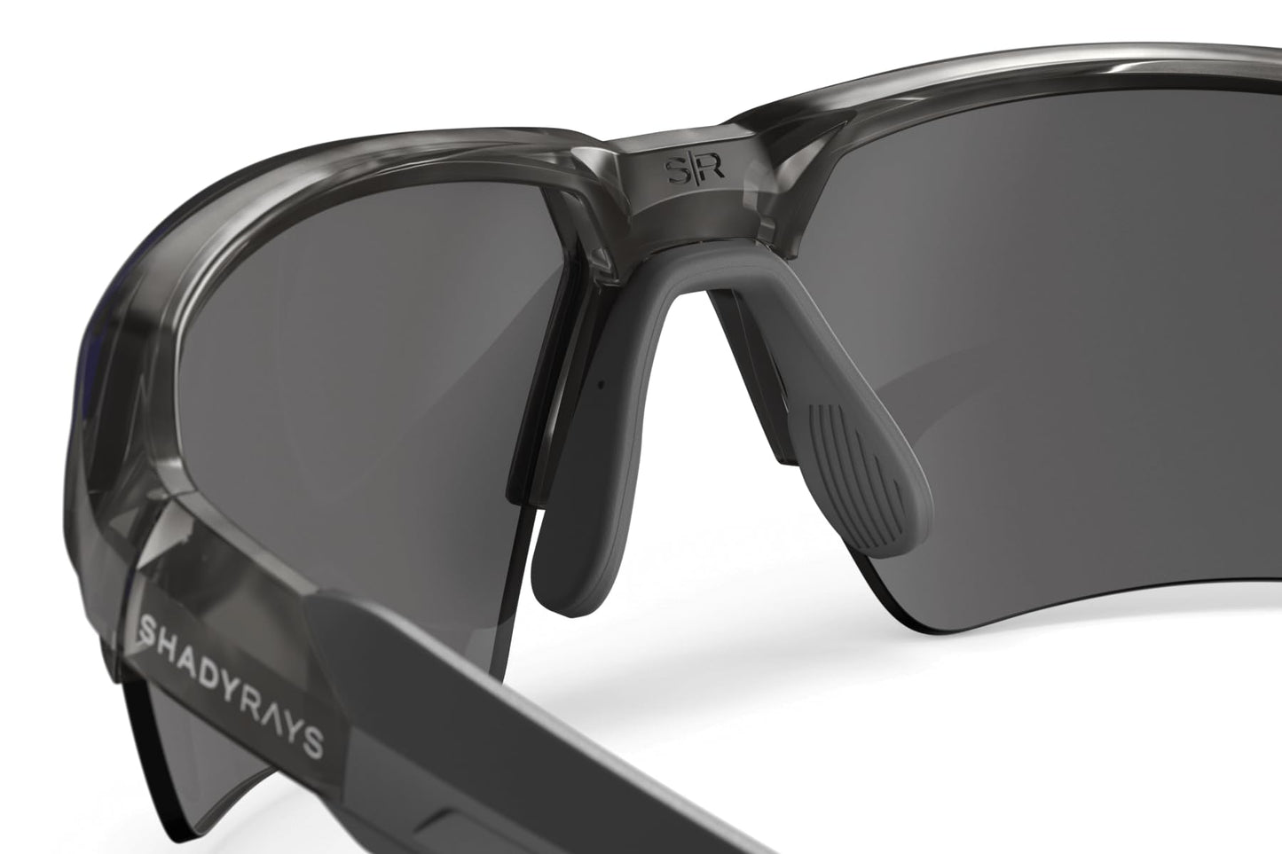 Shady Rays Talon - Mirage Smoke/Blue Red Mirage Mirror Lens, Standard Fit