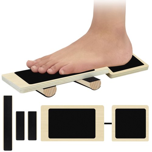 NOSIDAK Ankle Strengthener, Ankle Balance Board for Physical Therapy, Foot Trainer Posture Corrector, Foot Strengthener for Sprained Ankle, Foot Stretcher for Plantar Fasciitis Relief, Wobble Board