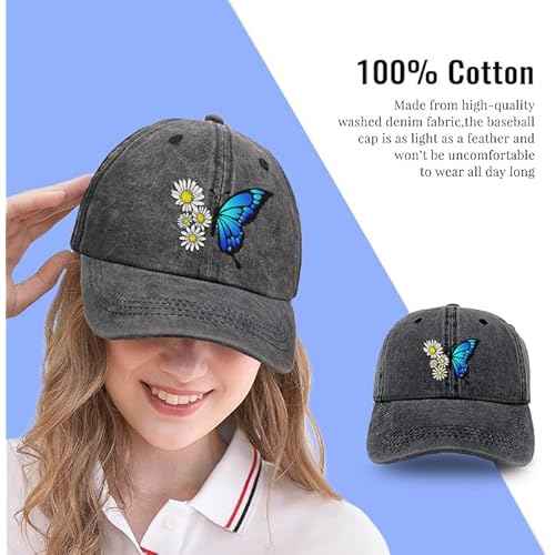 Baseball Caps for Men Women Washed Cotton Vintage Hats Adjustable Cool Fitted Ball Caps Truck Dad Hats Runnung Hiking